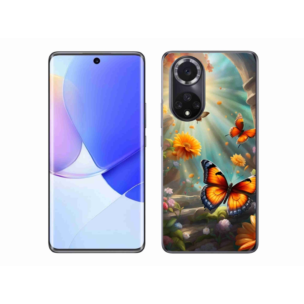 Zselés borítás mmCase a Honor 50 - pillangókerthez 2