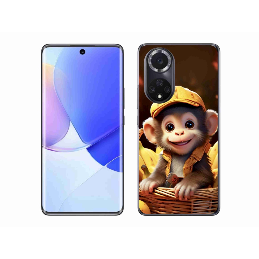 Gélfedél mmCase a Honor 50 számára - majom a kosárban
