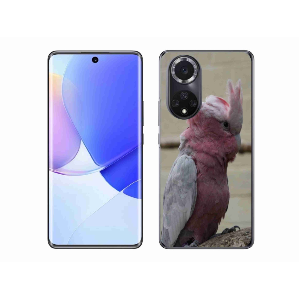 Zselés borítás mmCase a Honor 50 készülékhez - papagáj kakadu rózsaszínű