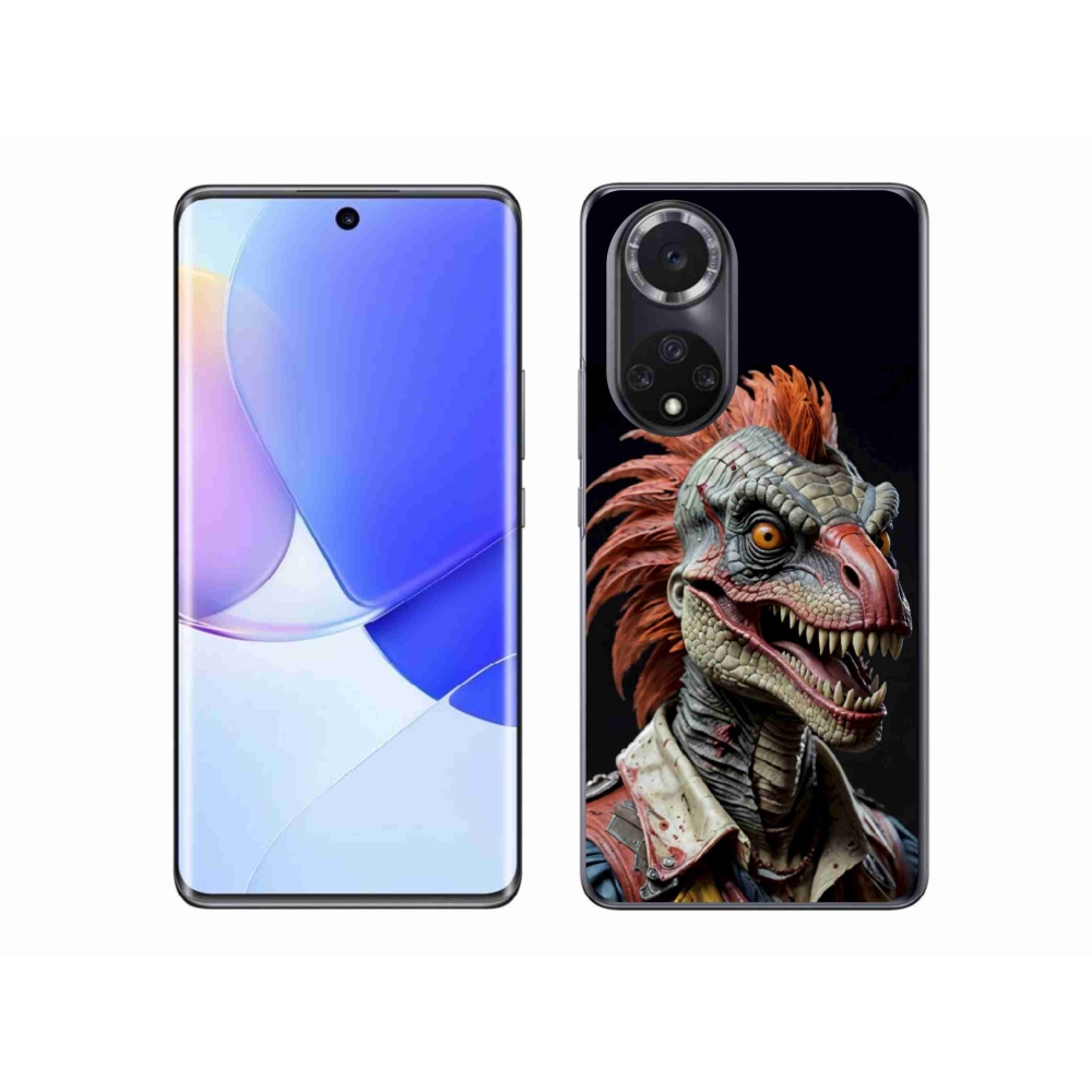 Zselés borító mmCase a Honor 50-hez - punk dinoszaurusz