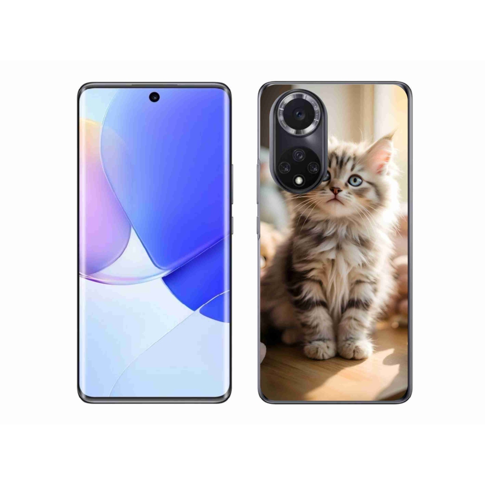 Zselés borító mmCase a Honor 50-hez - aranyos cica 10