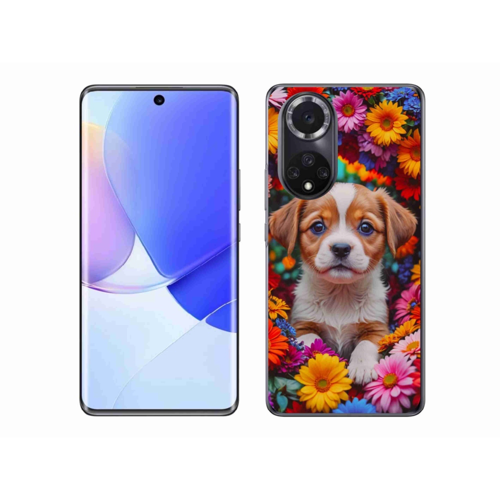 Zselés borítás mmCase a Honor 50 számára - aranyos kiskutya