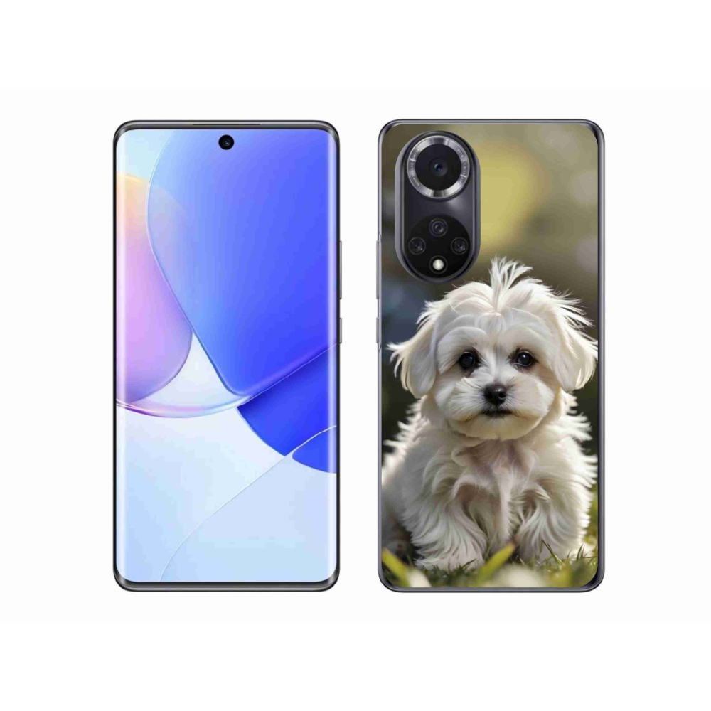 Zselés borító mmCase a Honor 50 készülékhez - aranyos máltai kutya