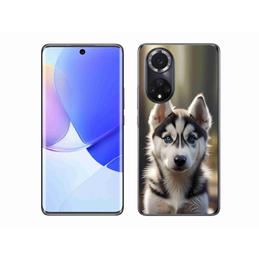 Zselés borítás mmCase a Honor 50-hez - aranyos szibériai husky