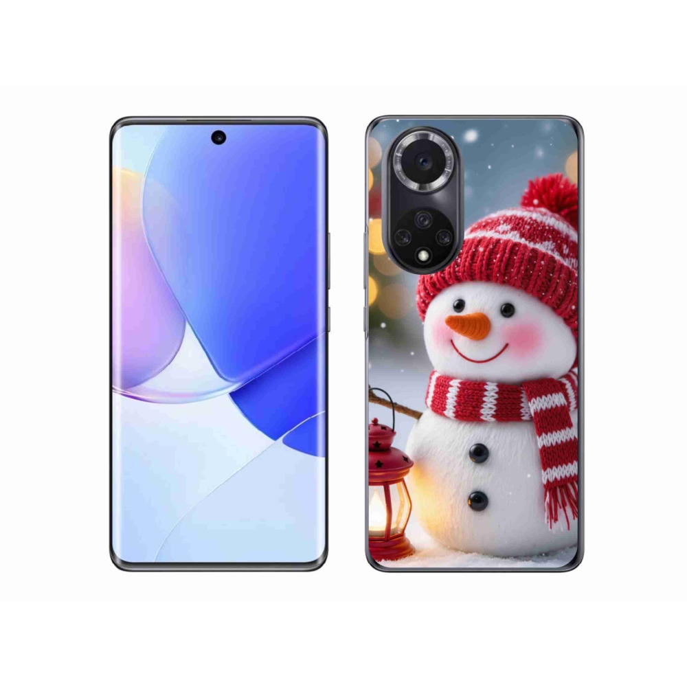 Zselés borítás mmCase a Honor 50-hez - hóember 2