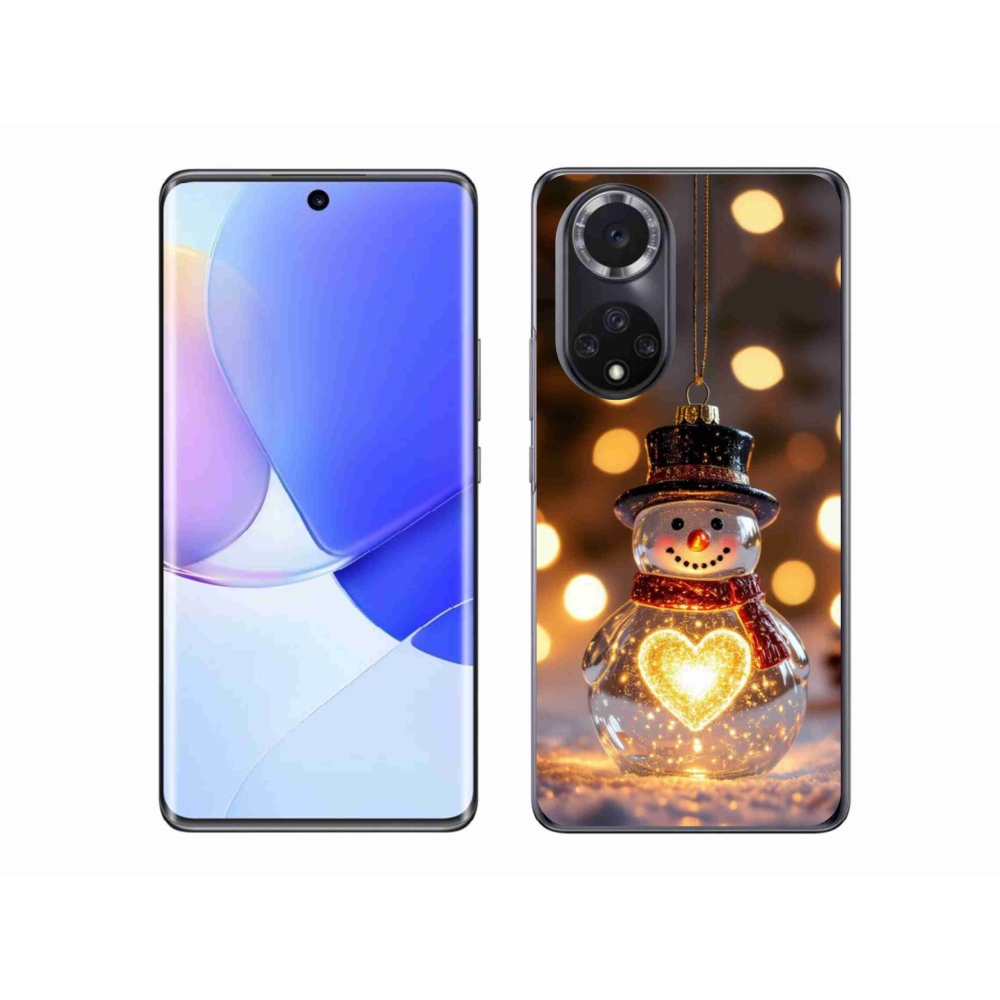 Gél borító mmCase a Honor 50 készülékhez - Karácsonyi hóember