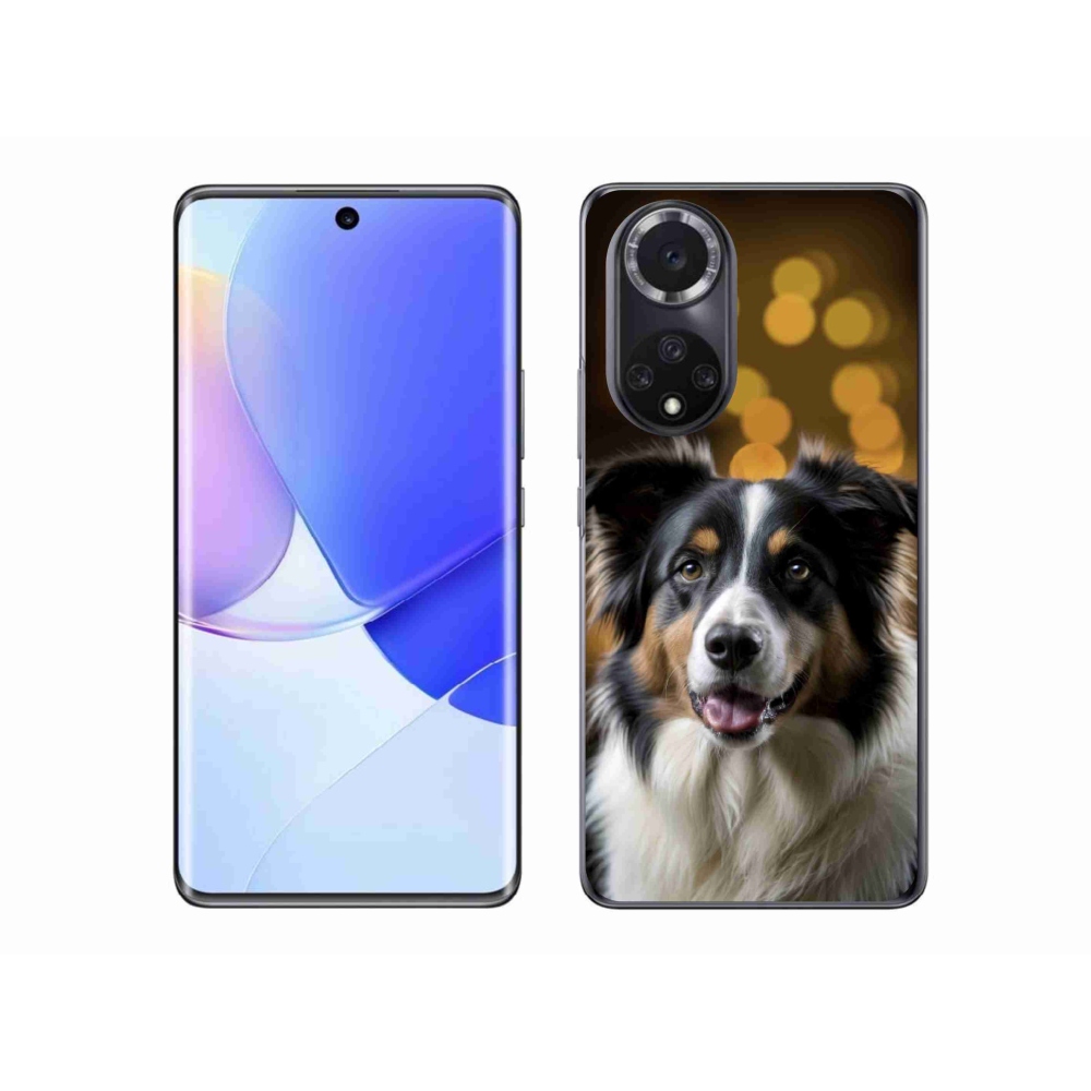 Zselés borítás mmCase a Honor 50 - mosolygós ausztrál juhászkutyához