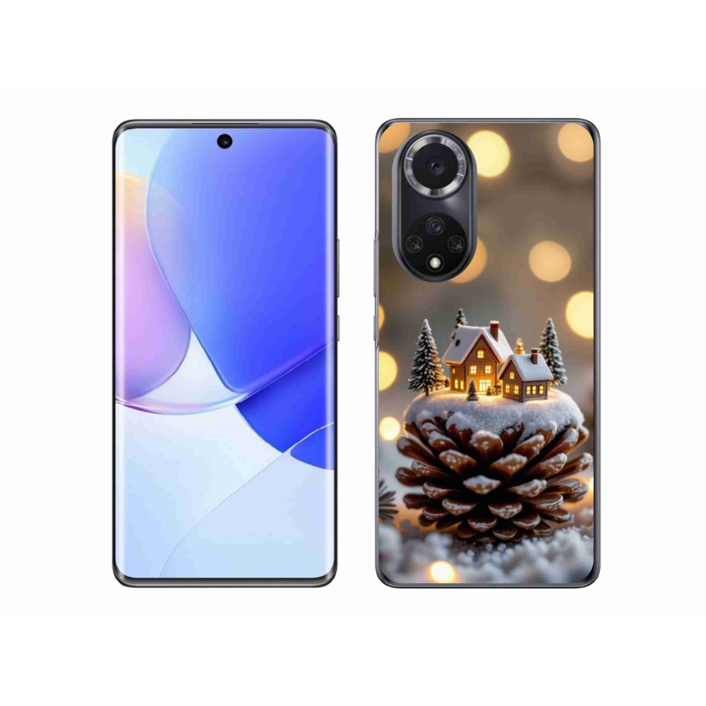 Zselés borítás mmCase a Honor 50-hez - téli falu