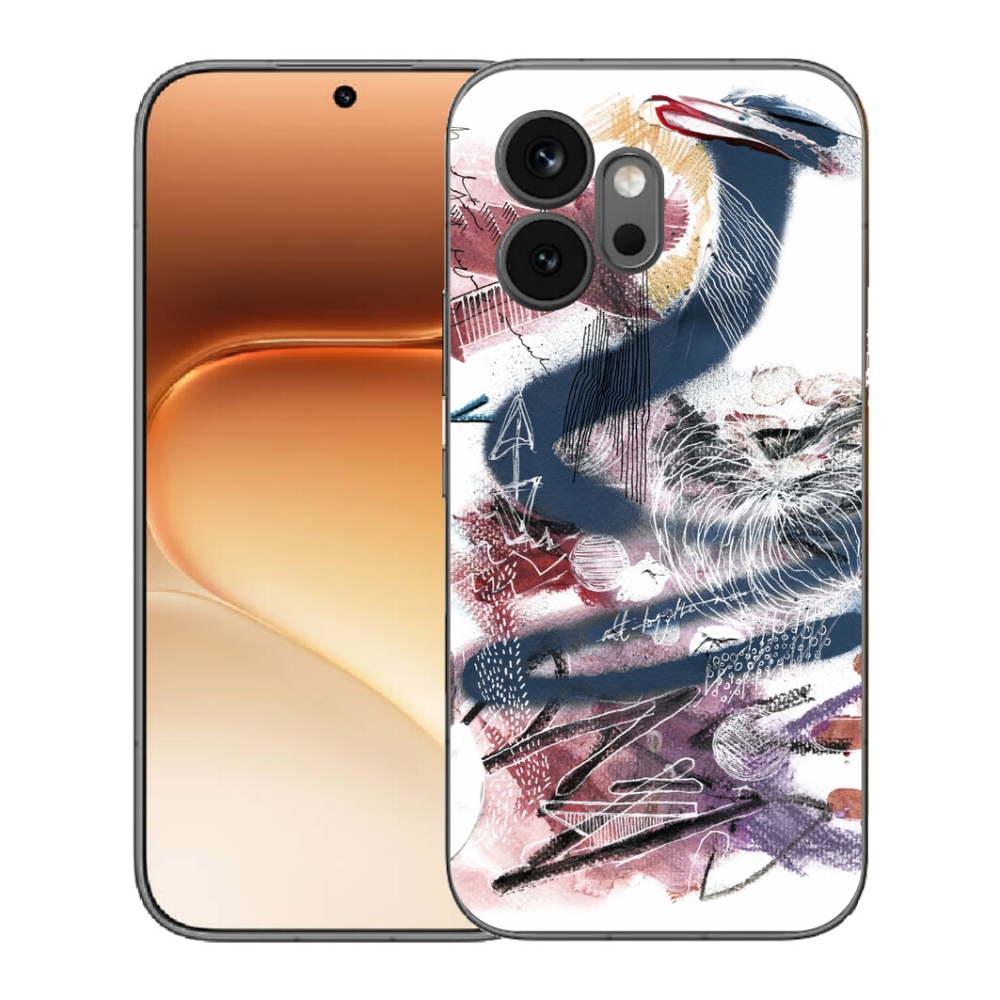 mmCase gélhuzat az Honor 600-hoz – absztrakt motívum 28