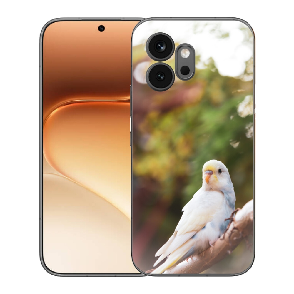 mmCase gél tok az Honor 600-hoz – fehér papagáj