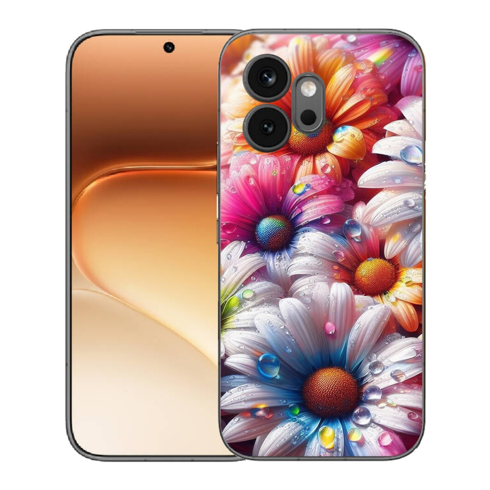 mmCase gélhuzat az Honor 600-hoz – színes margaréták