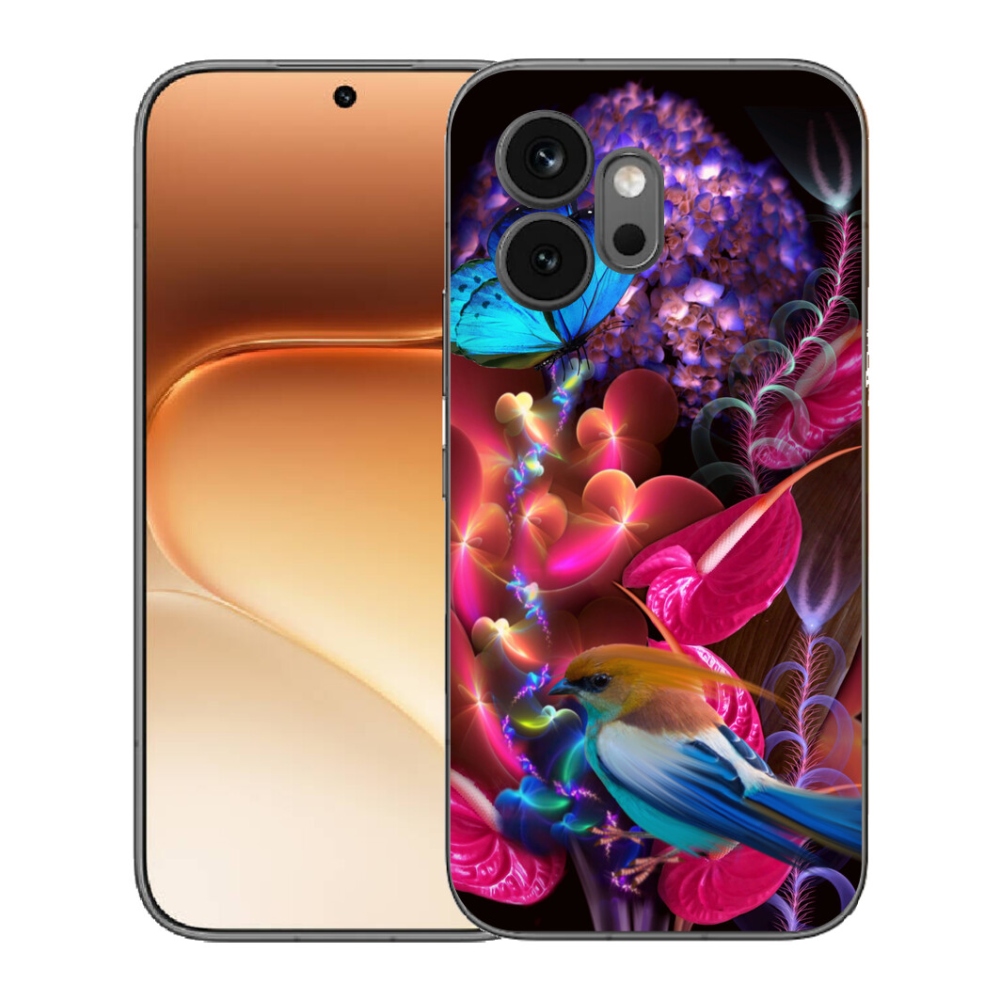mmCase géltok az Honor 600-hoz – színes virágok