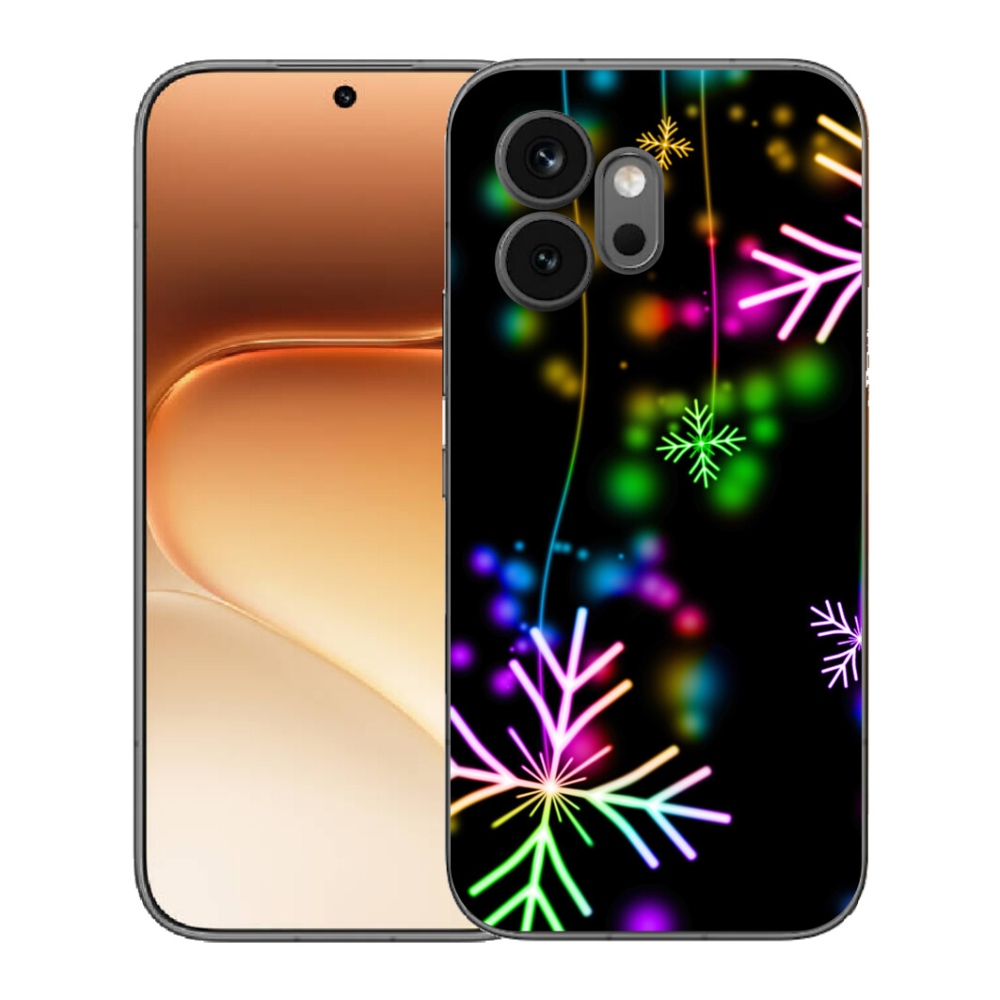 mmCase géltok az Honor 600-hoz – színes hópelyhek