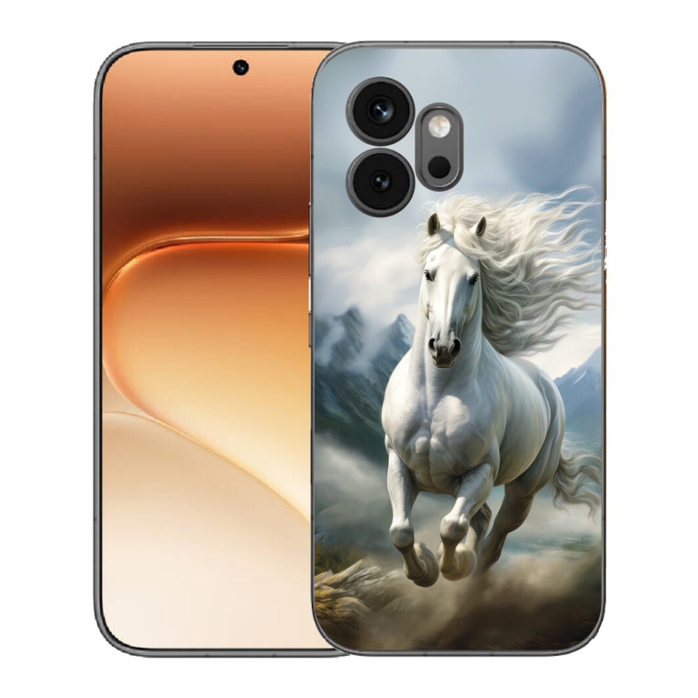 mmCase géltok az Honor 600-hoz – futó fehér ló 3