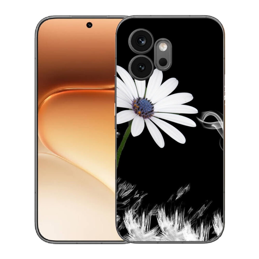 mmCase gél tok az Honor 600-hoz – fehér virág