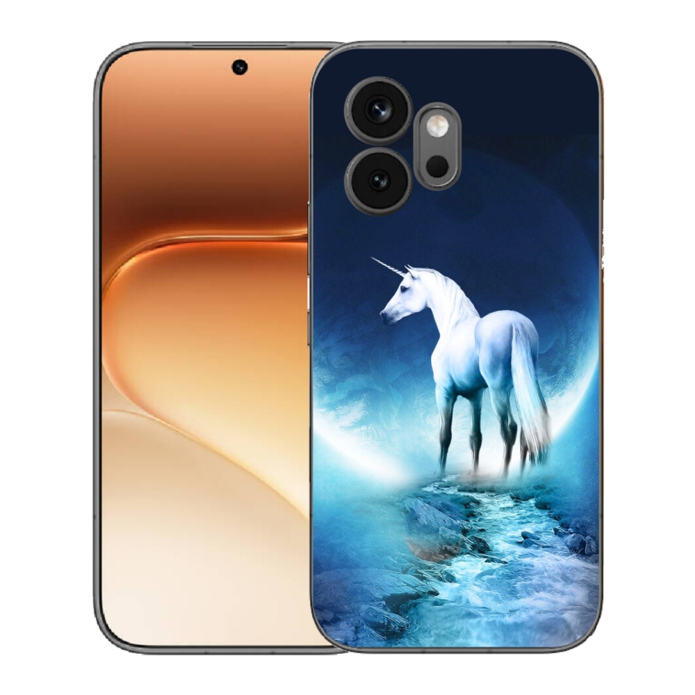 mmCase géltok az Honor 600-hoz – fehér egyszarvú