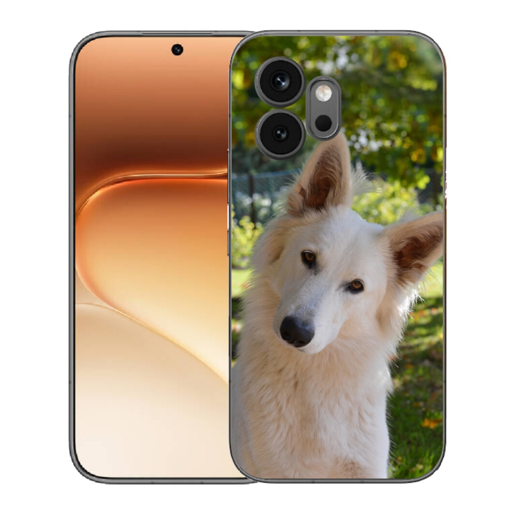 mmCase gél tok az Honor 600-hoz – fehér svájci juhászkutya 1