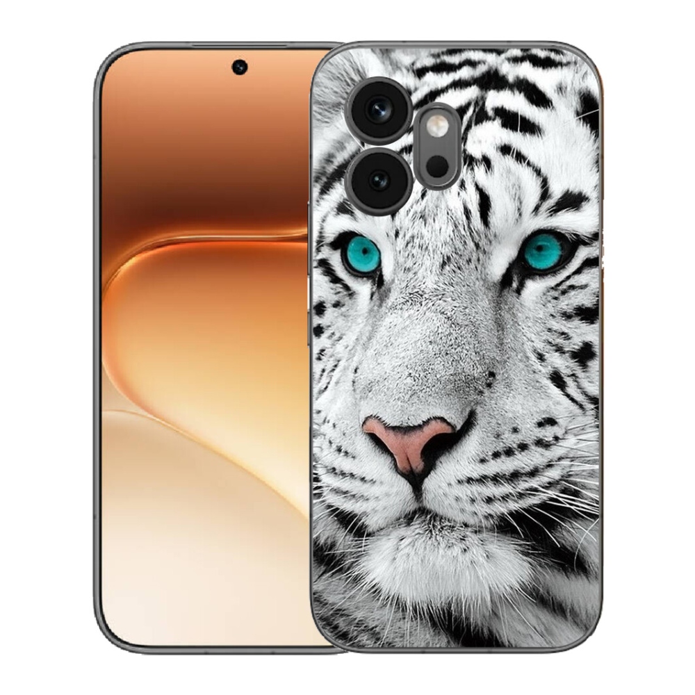 mmCase géltok az Honor 600-hoz – fehér tigris