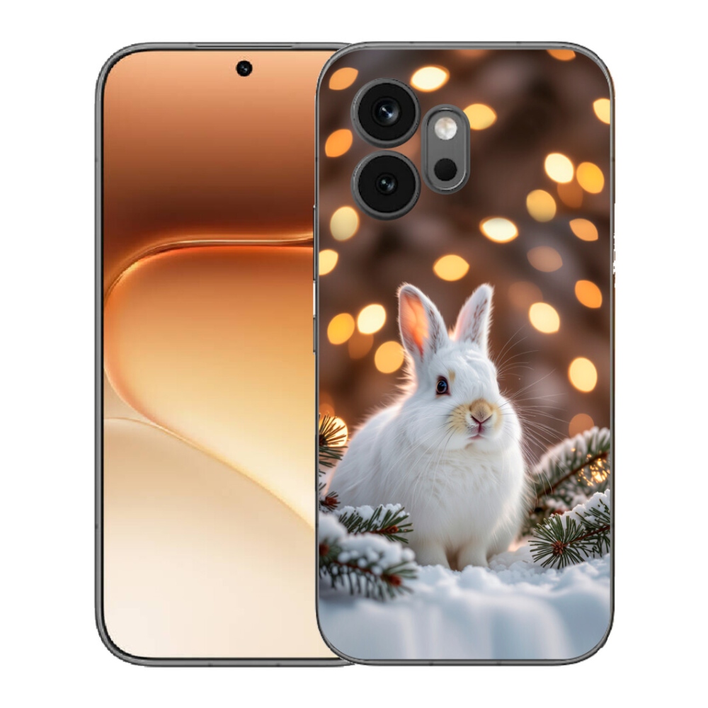mmCase géltok az Honor 600-hoz – fehér nyúl