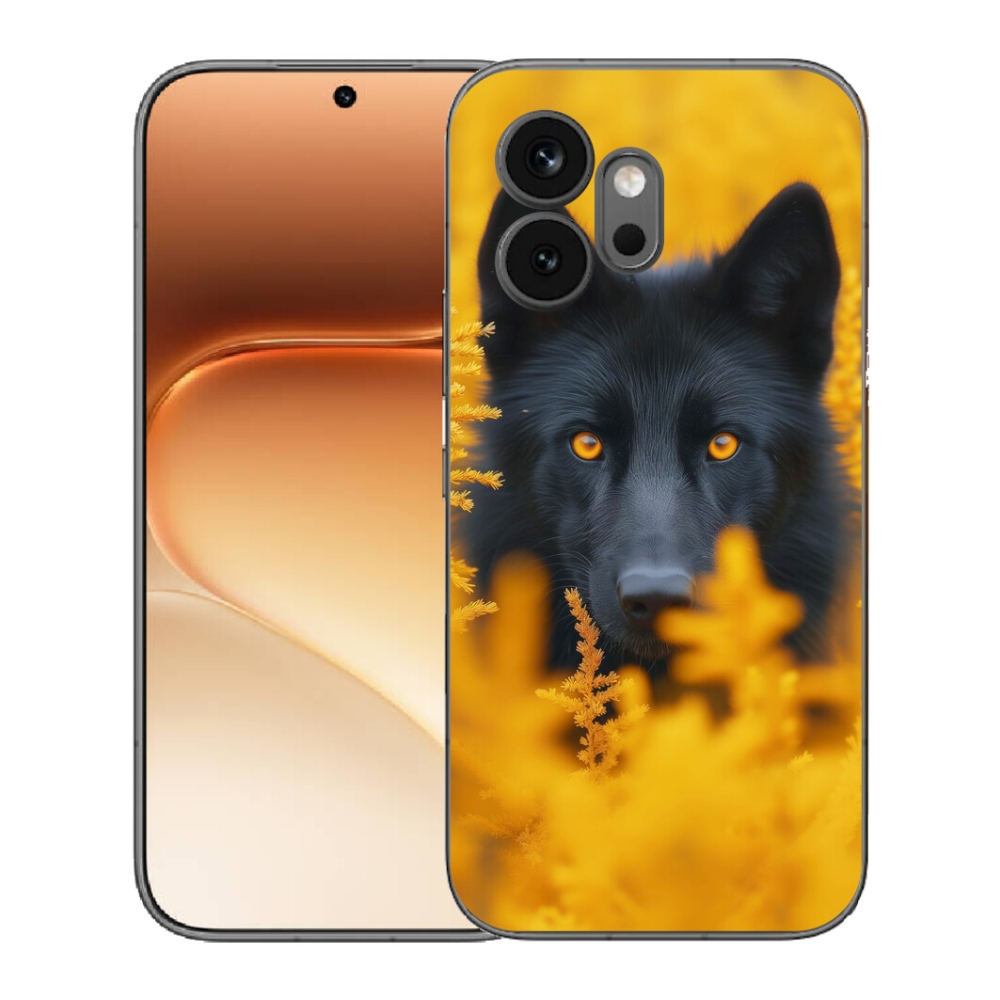 mmCase géltok az Honor 600-hoz – fekete farkas 2