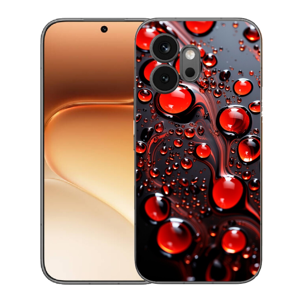 mmCase géltok az Honor 600-hoz – piros cseppek 2