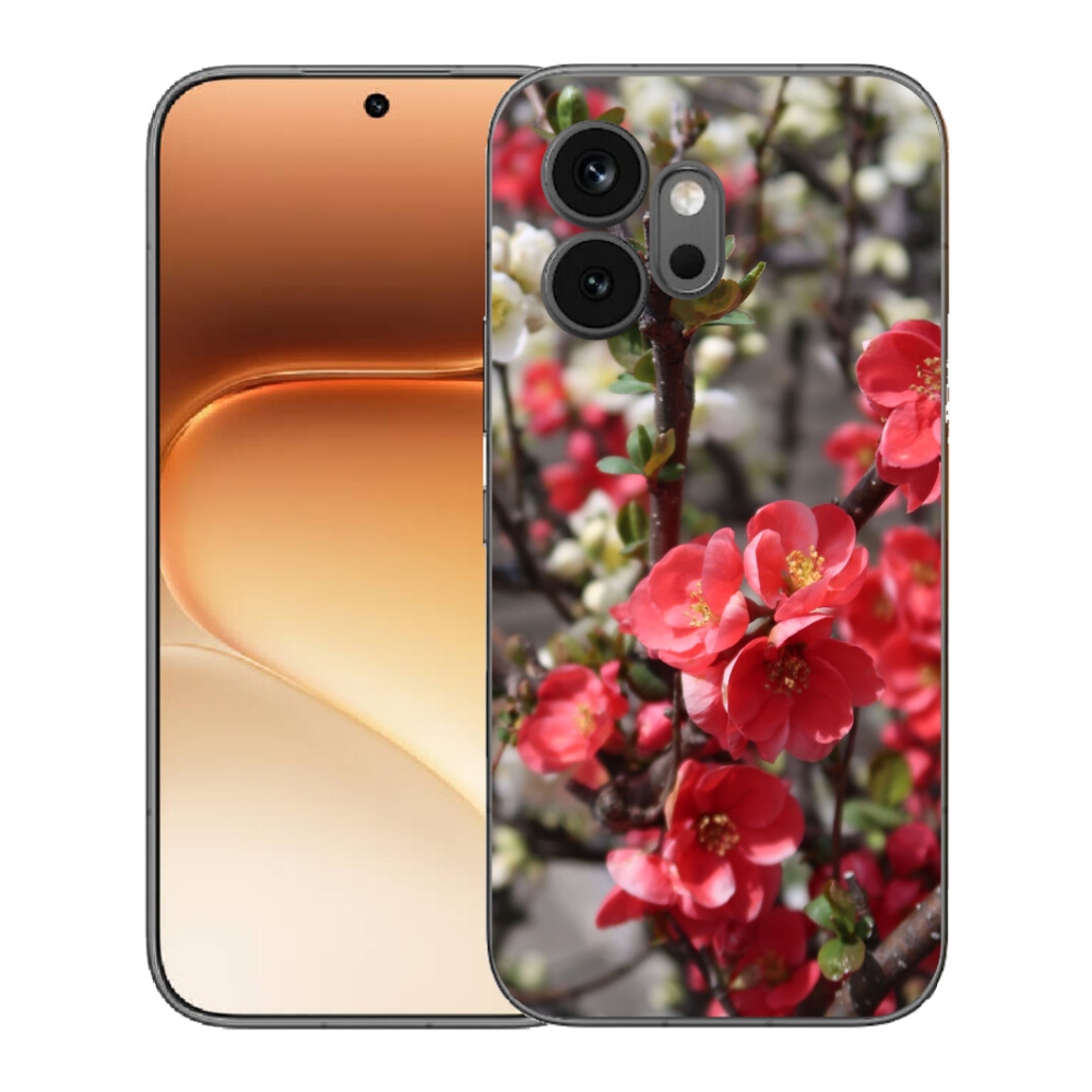 mmCase géltok az Honor 600-hoz – piros virágok