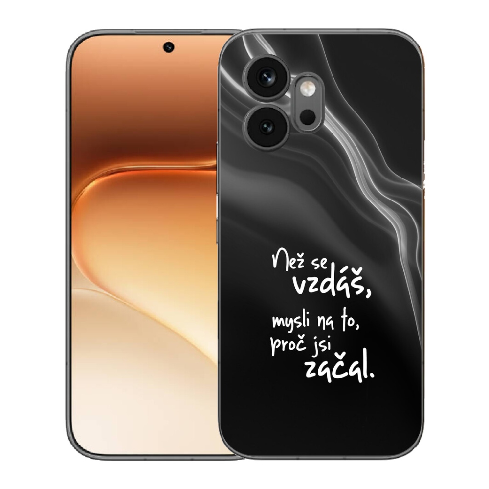 mmCase géltok az Honor 600-hoz – idézet 2, fekete háttérrel