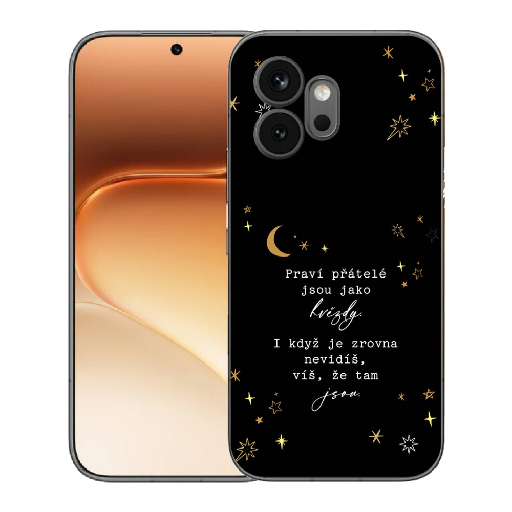 mmCase gél tok az Honor 600-hoz – idézet 6, fekete háttérrel