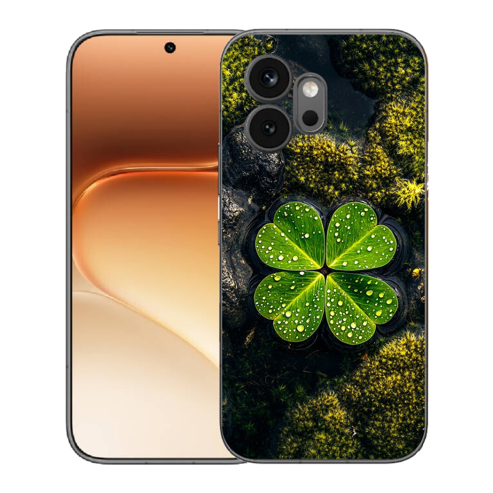 mmCase gél tok az Honor 600-hoz – négylevelű lóhere