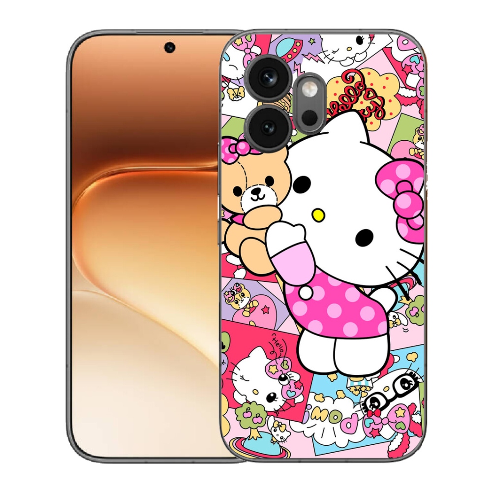 mmCase gélhuzat az Honor 600-hoz – aranyos cica
