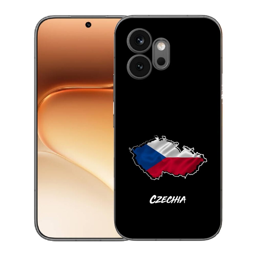 mmCase gélhuzat az Honor 600-hoz – Czechia, fekete háttér