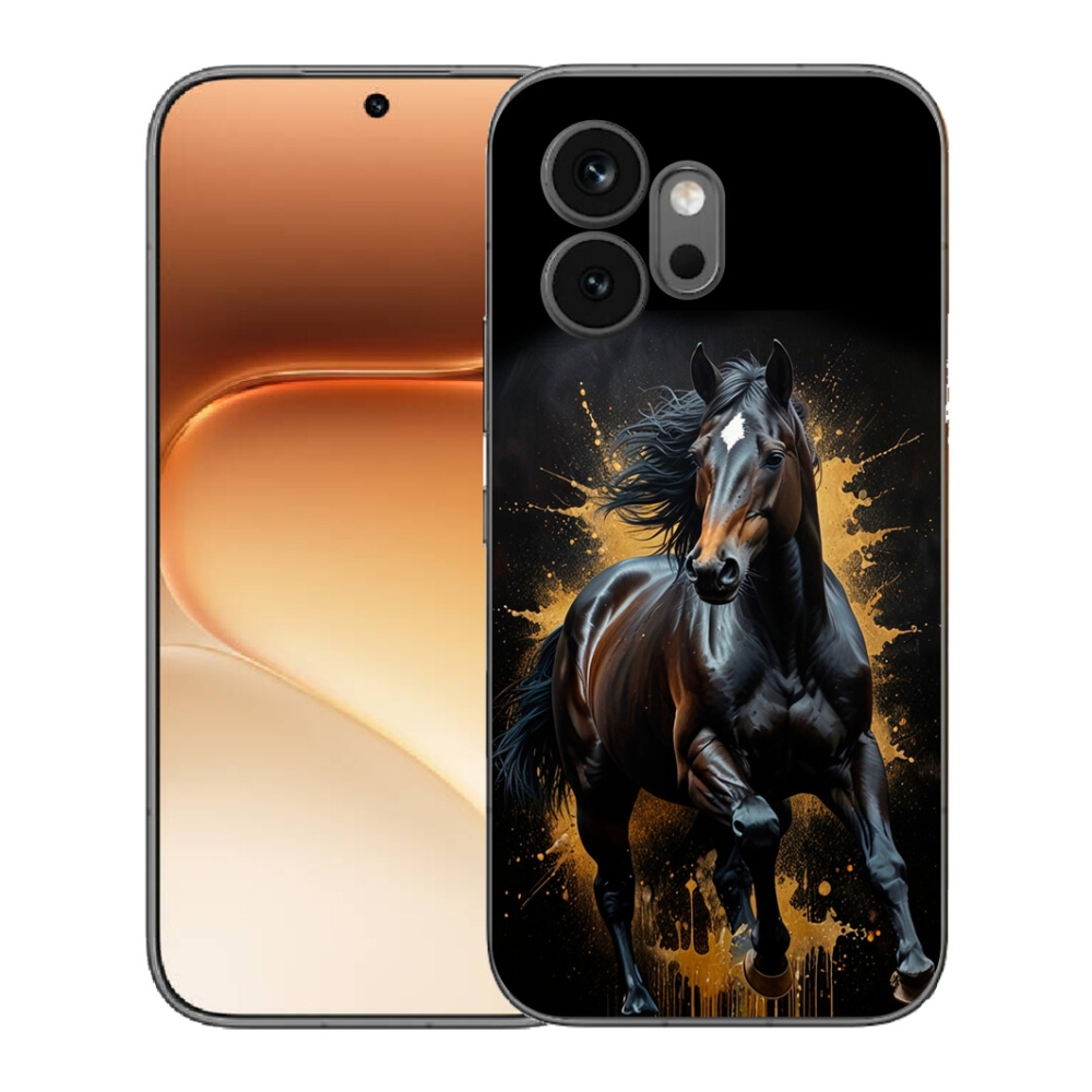 mmCase géltok az Honor 600-hoz – elegáns fekete csődör