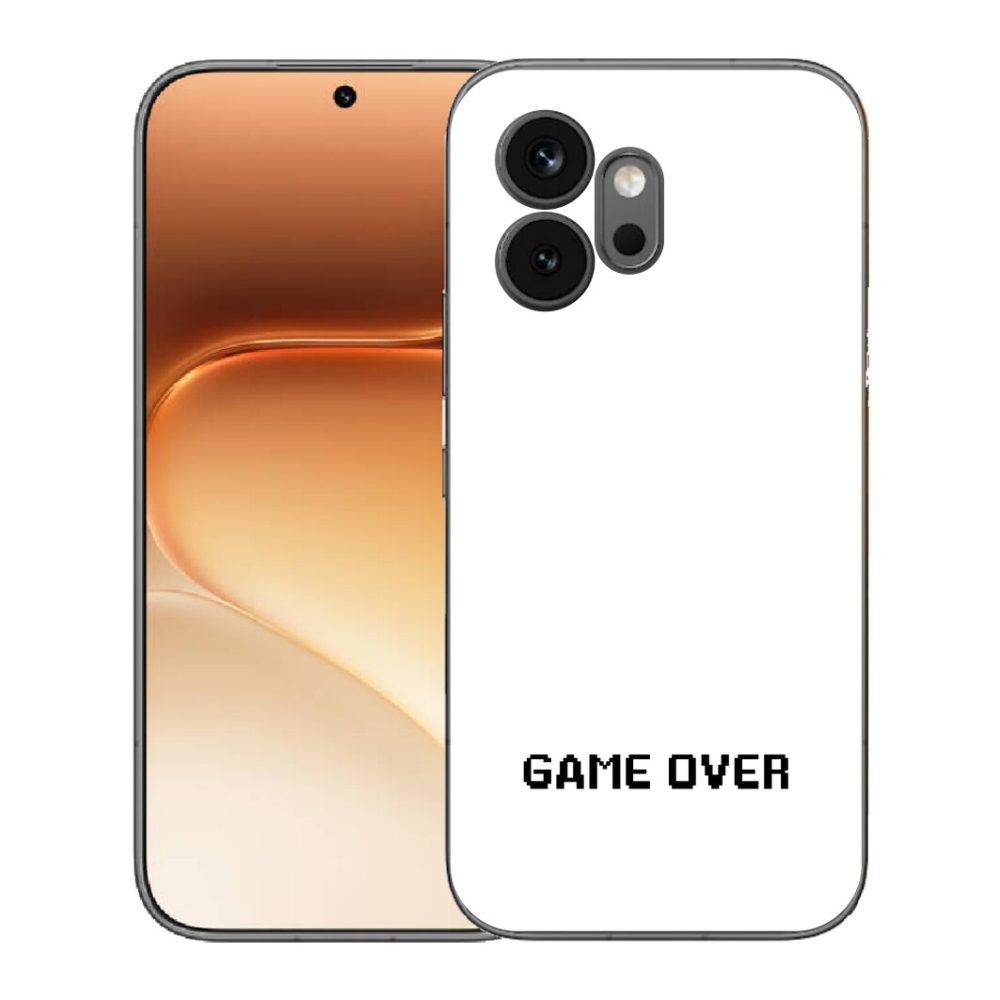 mmCase gél tok az Honor 600-hoz – „game over” fehér háttérrel