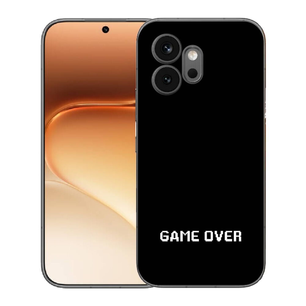 mmCase géltok az Honor 600-hoz – „game over” fekete háttérrel