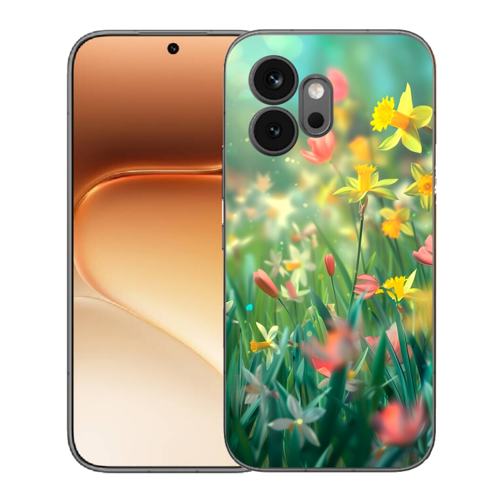 mmCase gél tok az Honor 600-hoz – tavaszi virágok