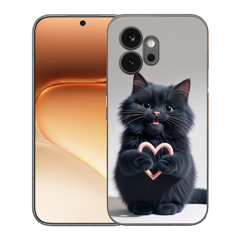 mmCase gél tok az Honor 600-hoz – macskás szerelem 3