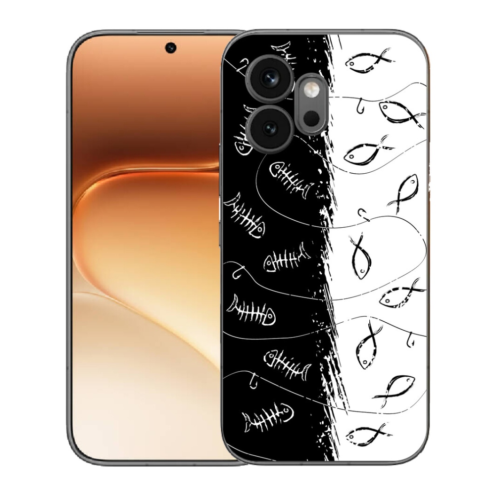 mmCase géltok az Honor 600-hoz – csontvázak és halak
