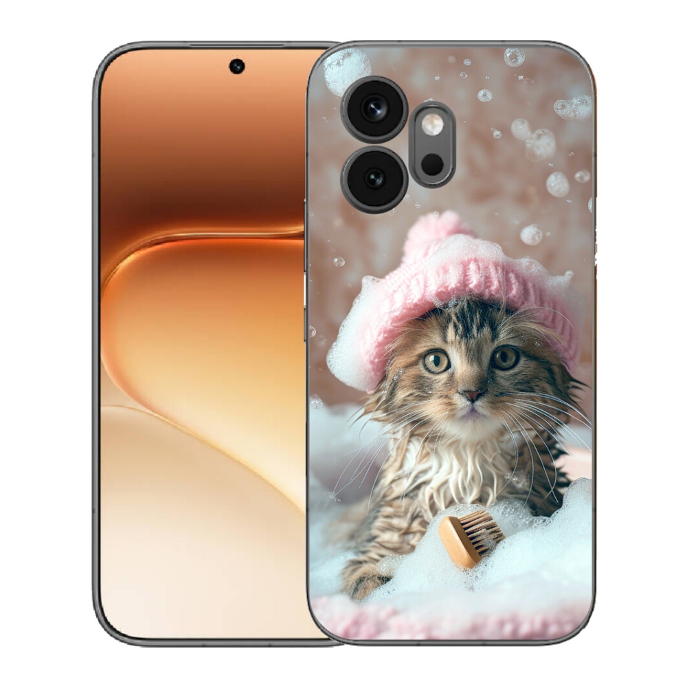 mmCase géltok az Honor 600-hoz – cica és fürdő