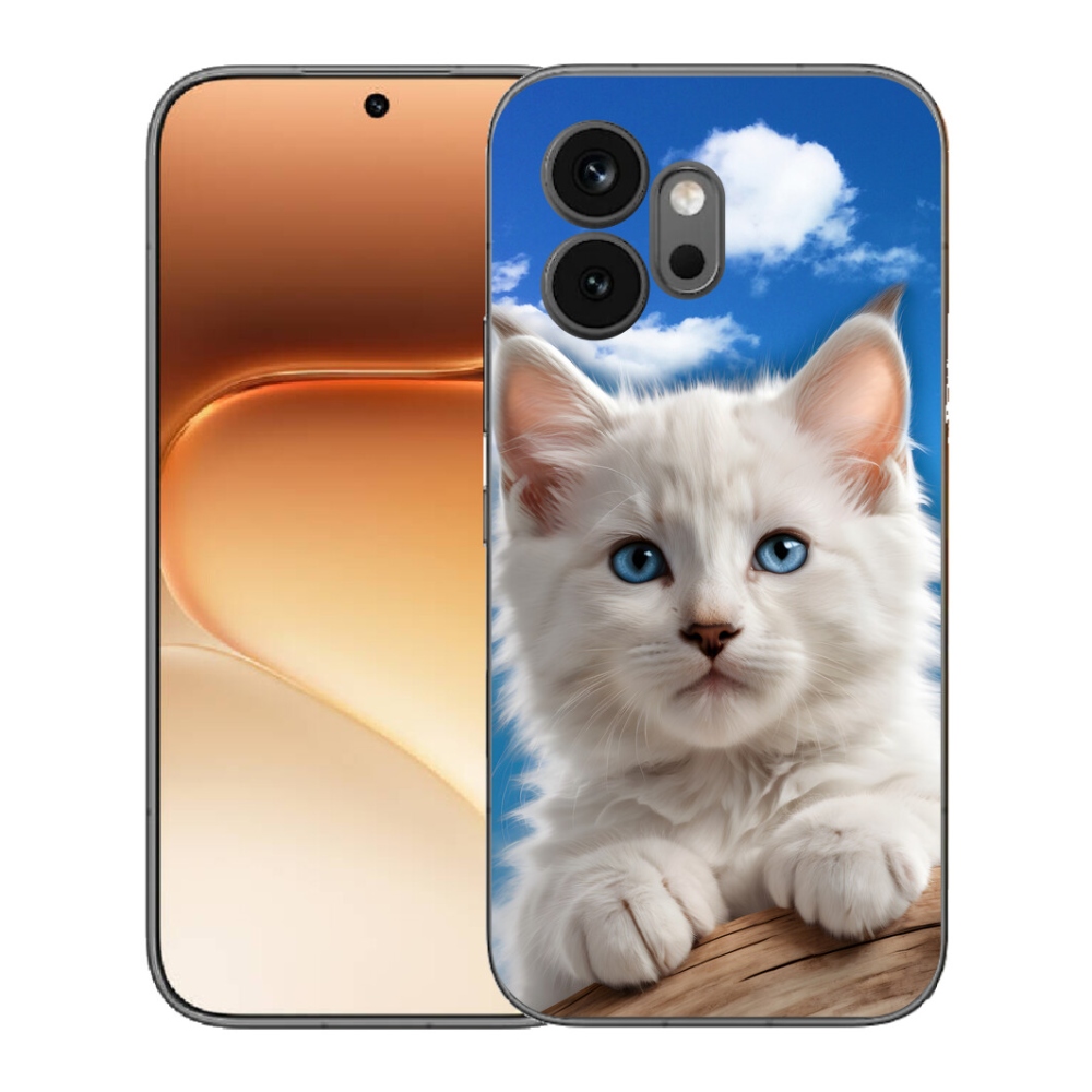 mmCase gél tok az Honor 600-hoz – cica és felhők