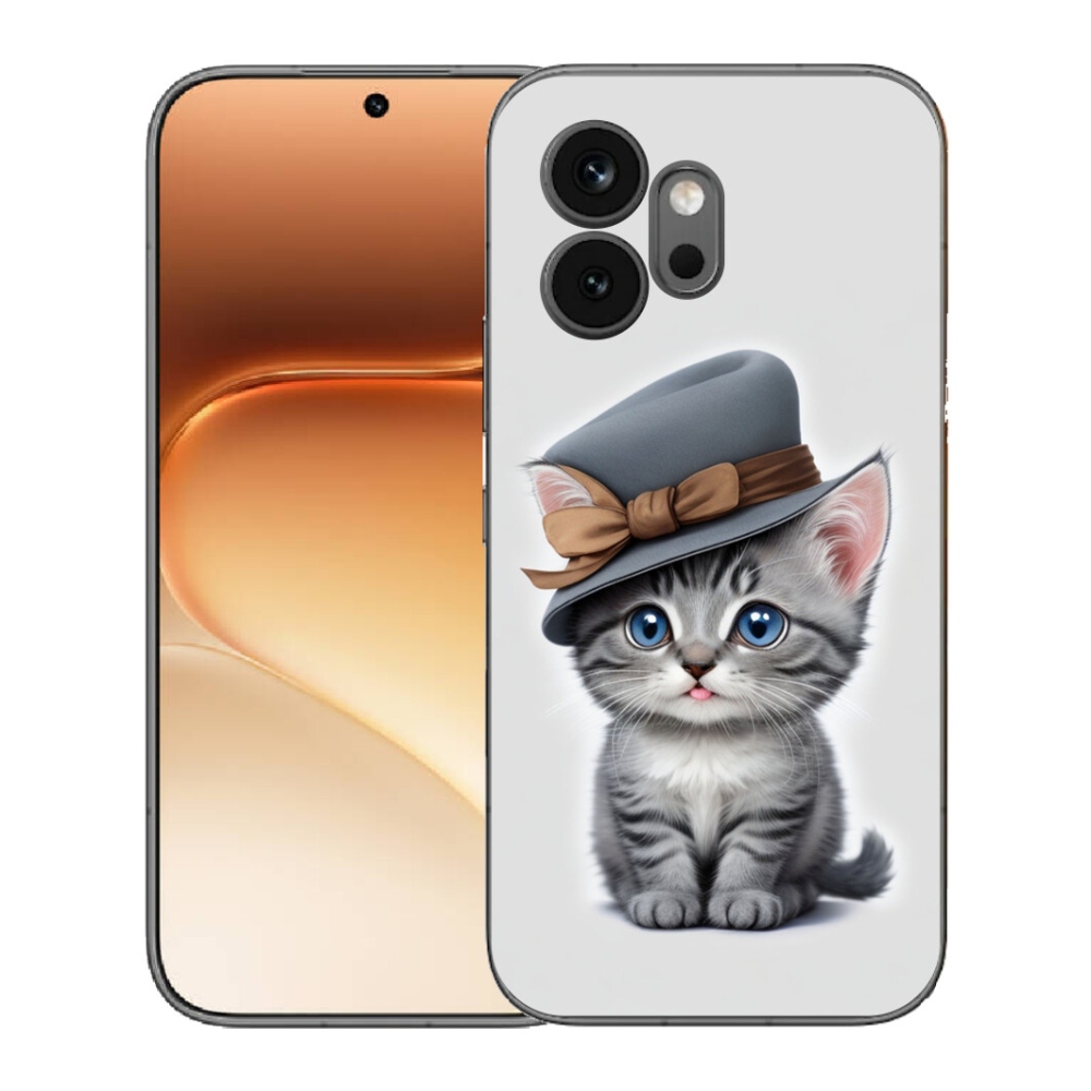 mmCase gél tok az Honor 600-hoz – kalapos cica
