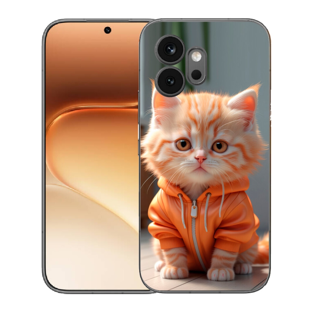 mmCase géltok az Honor 600-hoz – pulóveres cica