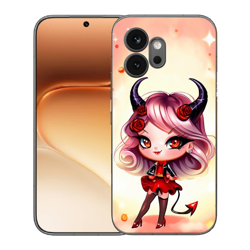 mmCase gél tok az Honor 600-hoz – rajzolt kis ördögnő