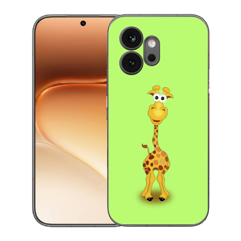 mmCase gél tok az Honor 600-hoz – rajzolt zsiráf