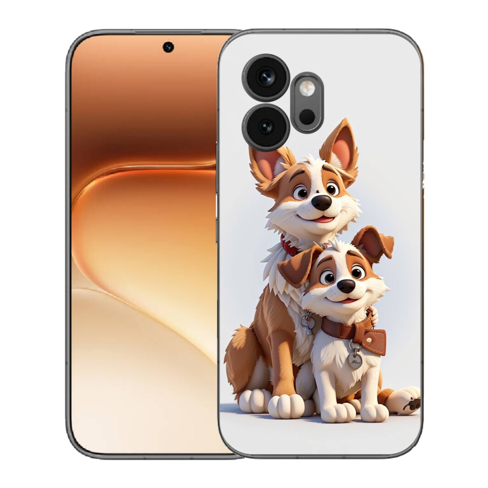 mmCase gél tok az Honor 600-hoz – kutyás rajzok