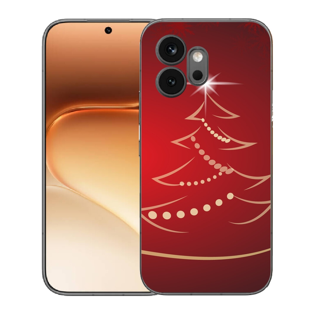 mmCase gél tok az Honor 600-hoz – rajzolt karácsonyfa