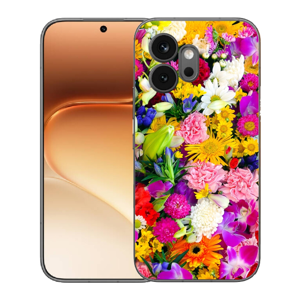 mmCase gél tok az Honor 600-hoz – virágok 12