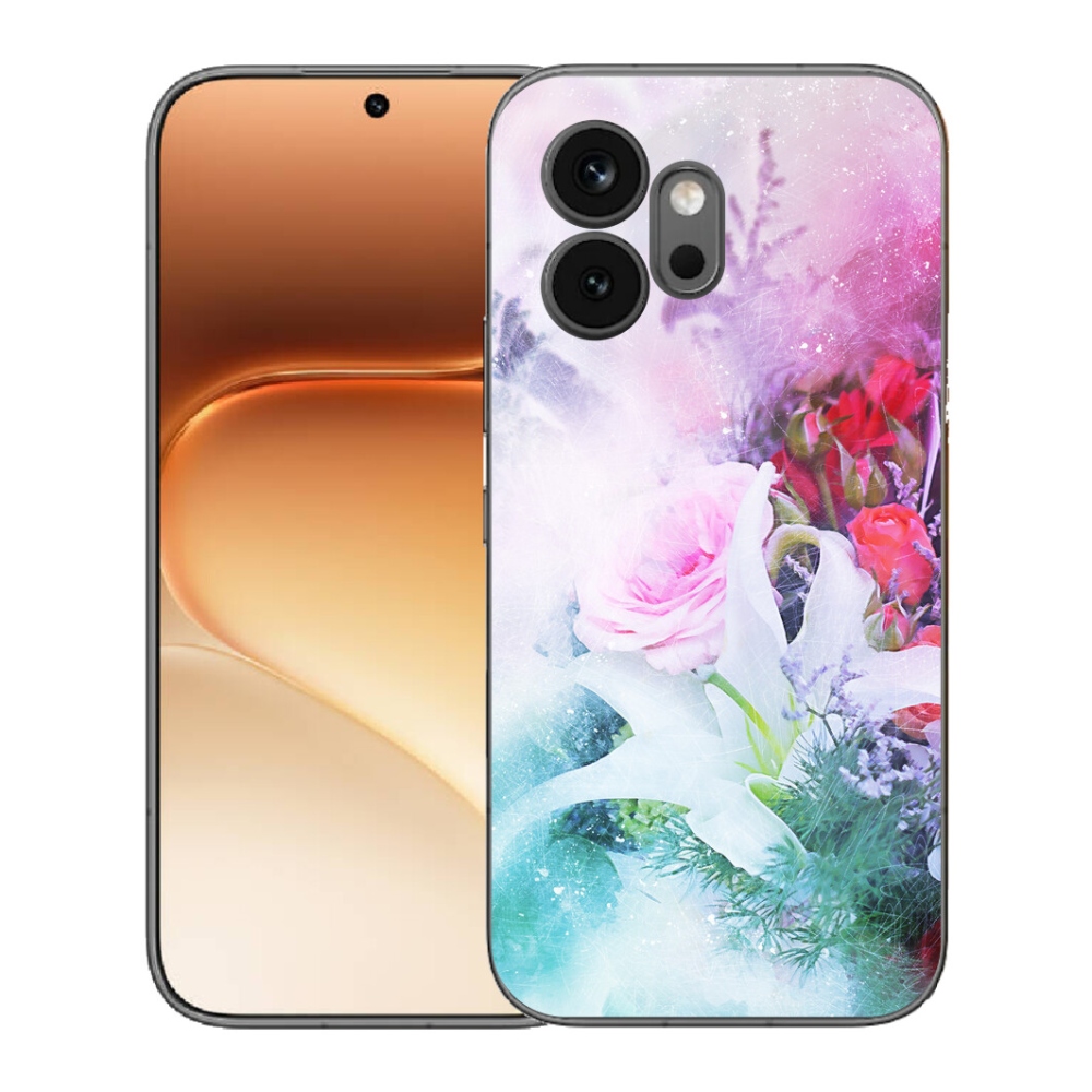 mmCase gél tok az Honor 600-hoz – virágok 4