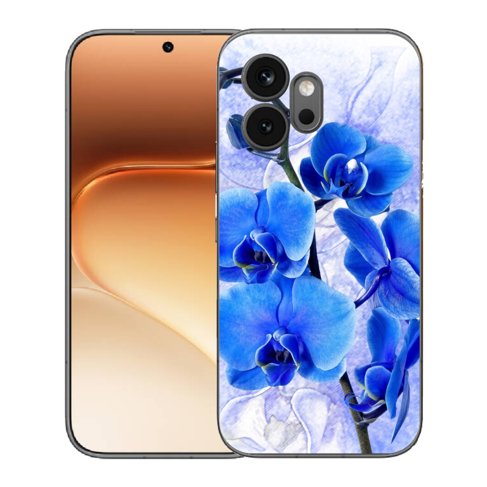 mmCase géltok az Honor 600-hoz – kék virágok