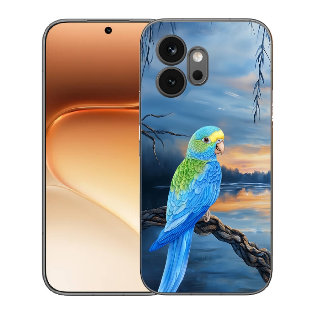 mmCase gél tok az Honor 600-hoz – kék papagáj