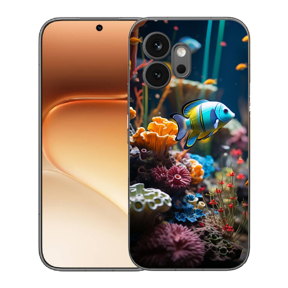 mmCase gélhuzat az Honor 600-hoz – tengeri világ 5
